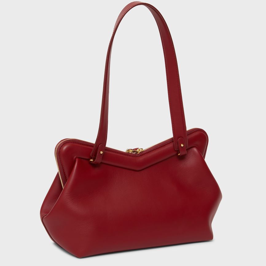 Women's Mansur Gavriel M Frame Shoulder Bags Red | AU 6710BU